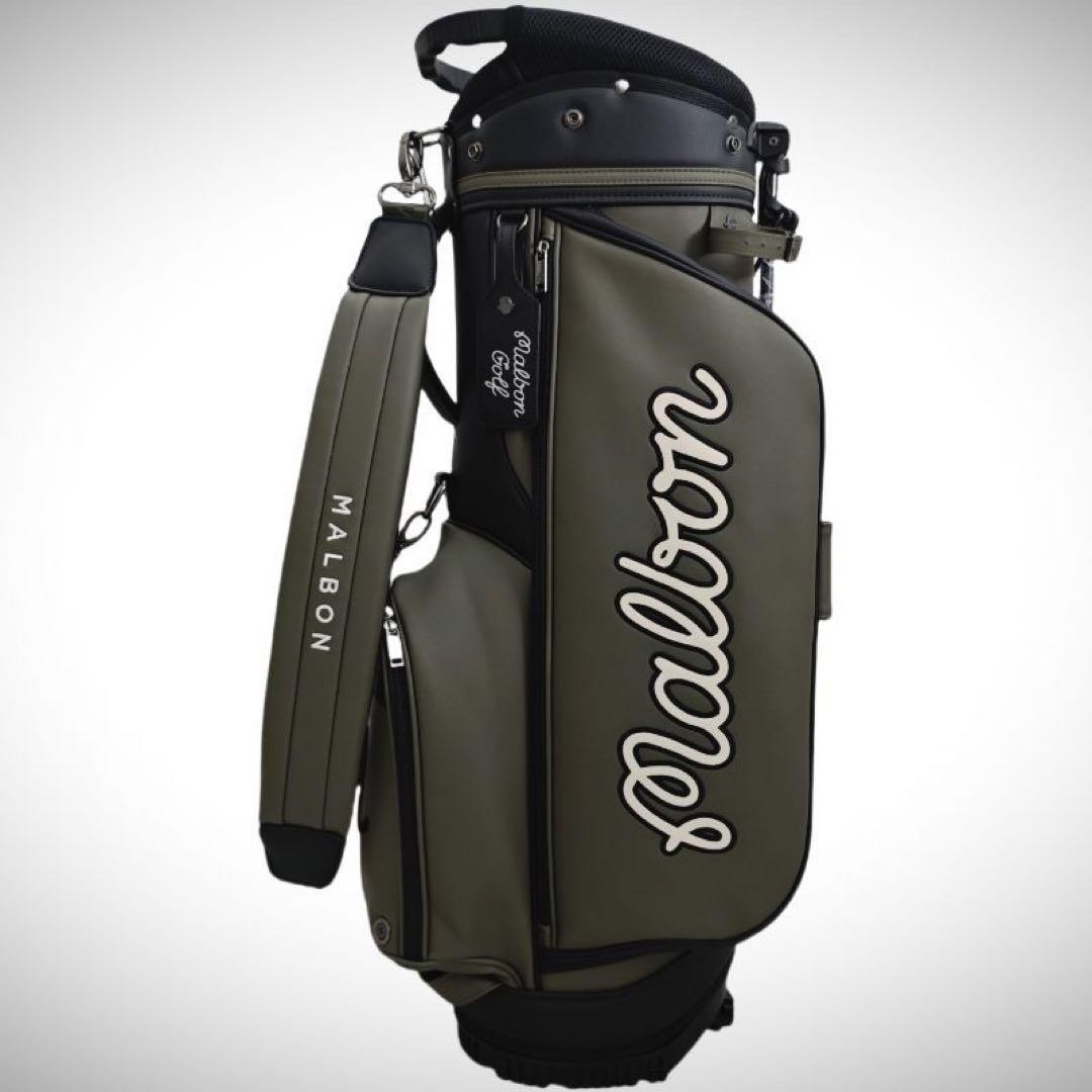 マルボン Malbon 25新作 ゴルフ キャディバッグ ゴルフバッグ
