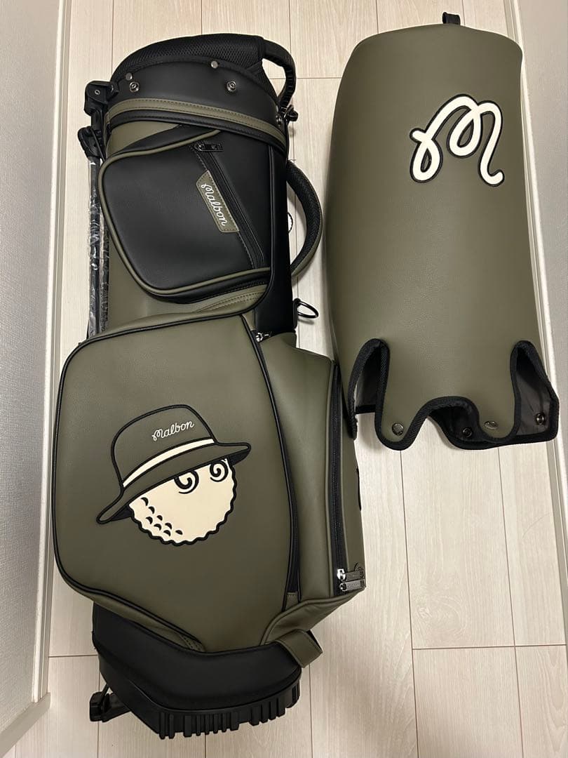 マルボン Malbon 25新作 ゴルフ キャディバッグ ゴルフバッグ