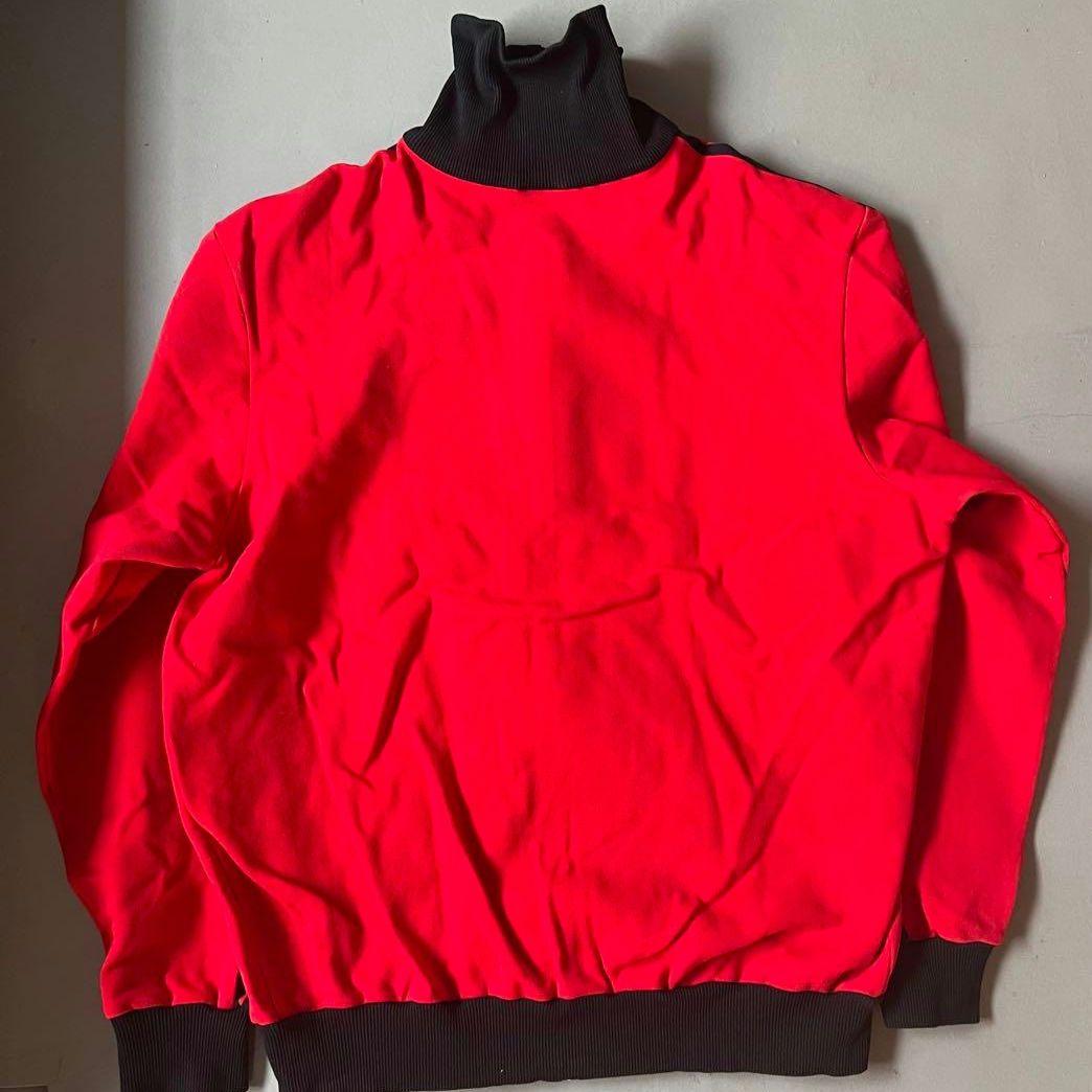 adidas 70s トラックジャケット デサント製 小松菜奈着用モデル 赤 黒