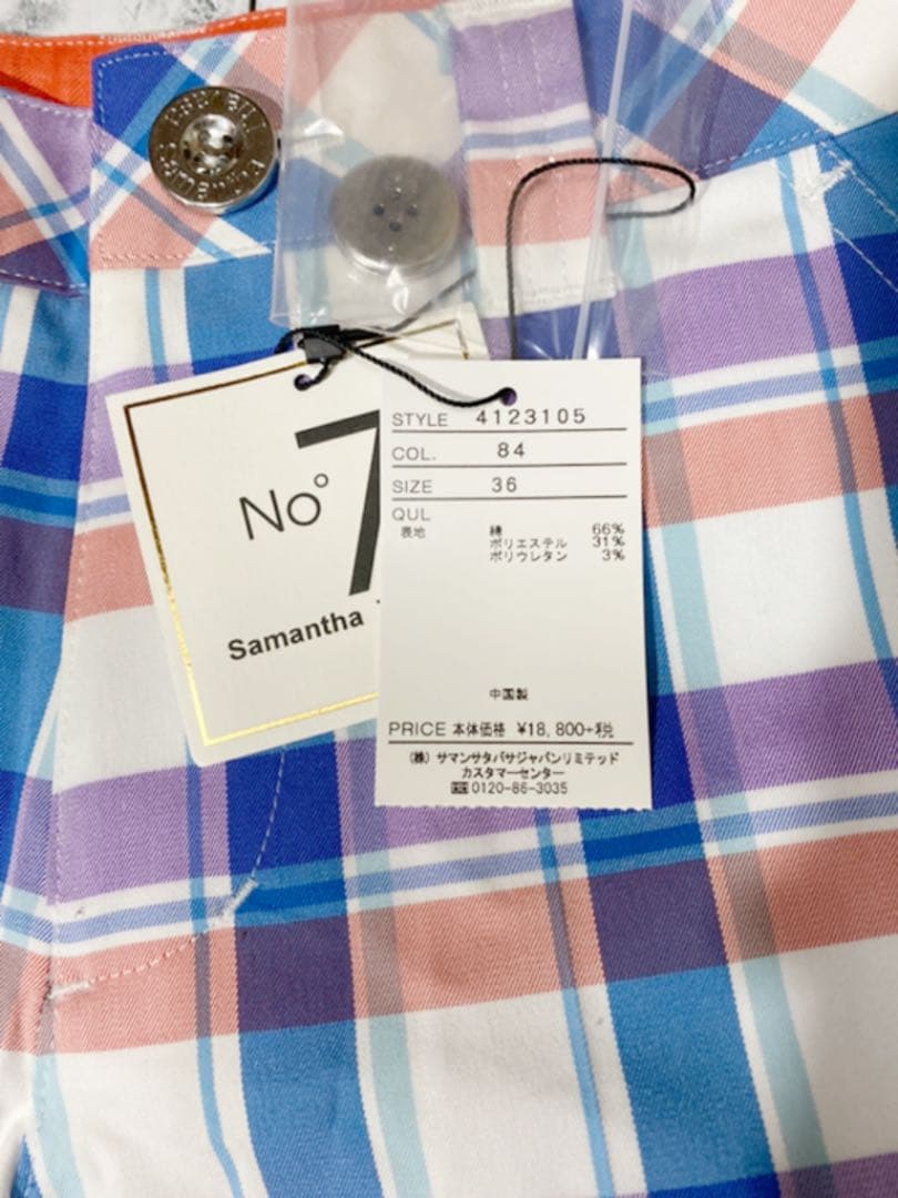 サマンサタバサ ゴルフ ポロシャツ パンツ キャップ ブローチ 4点セット