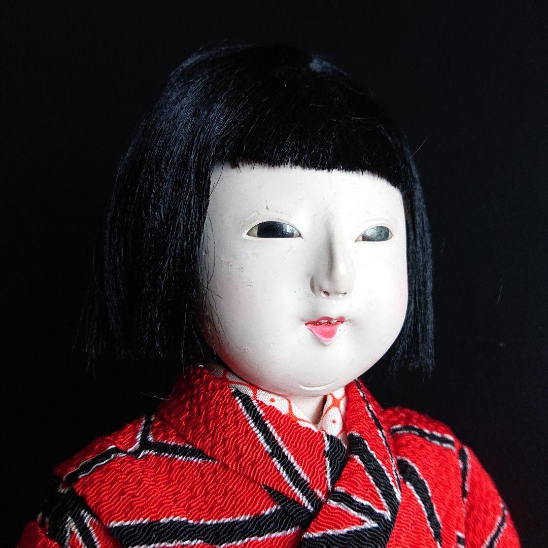 市松人形 日本人形 24㎝ ヴィンテージ品 - メルカリ