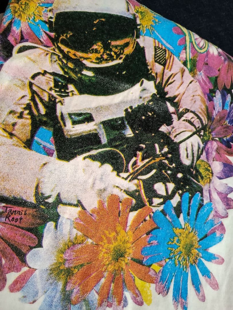 Sonic Youth 花男 flower Vintage Tシャツ M