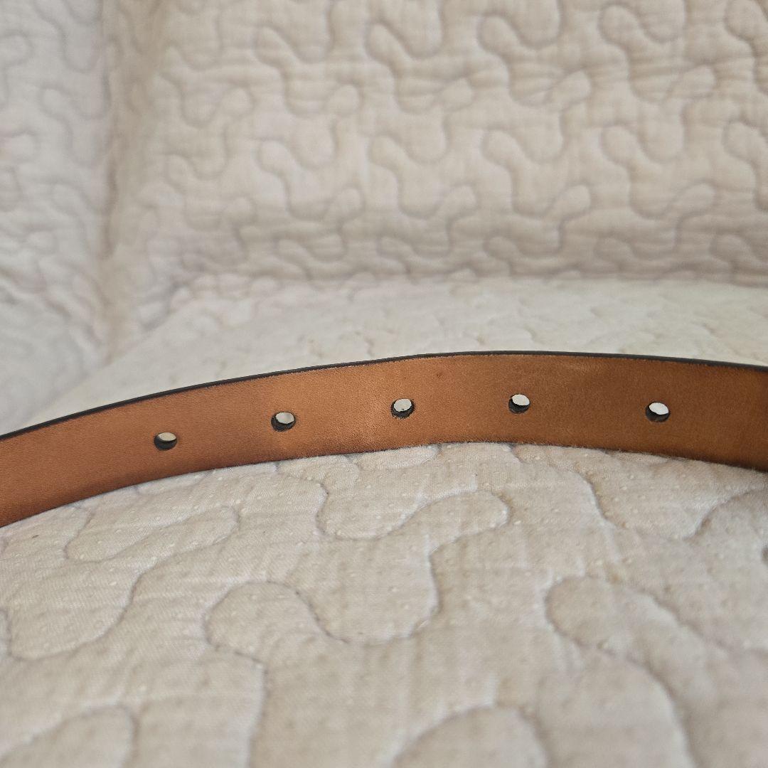 【美品】グッチ GUCCI GG柄 ベルト ダークブラウン レザー