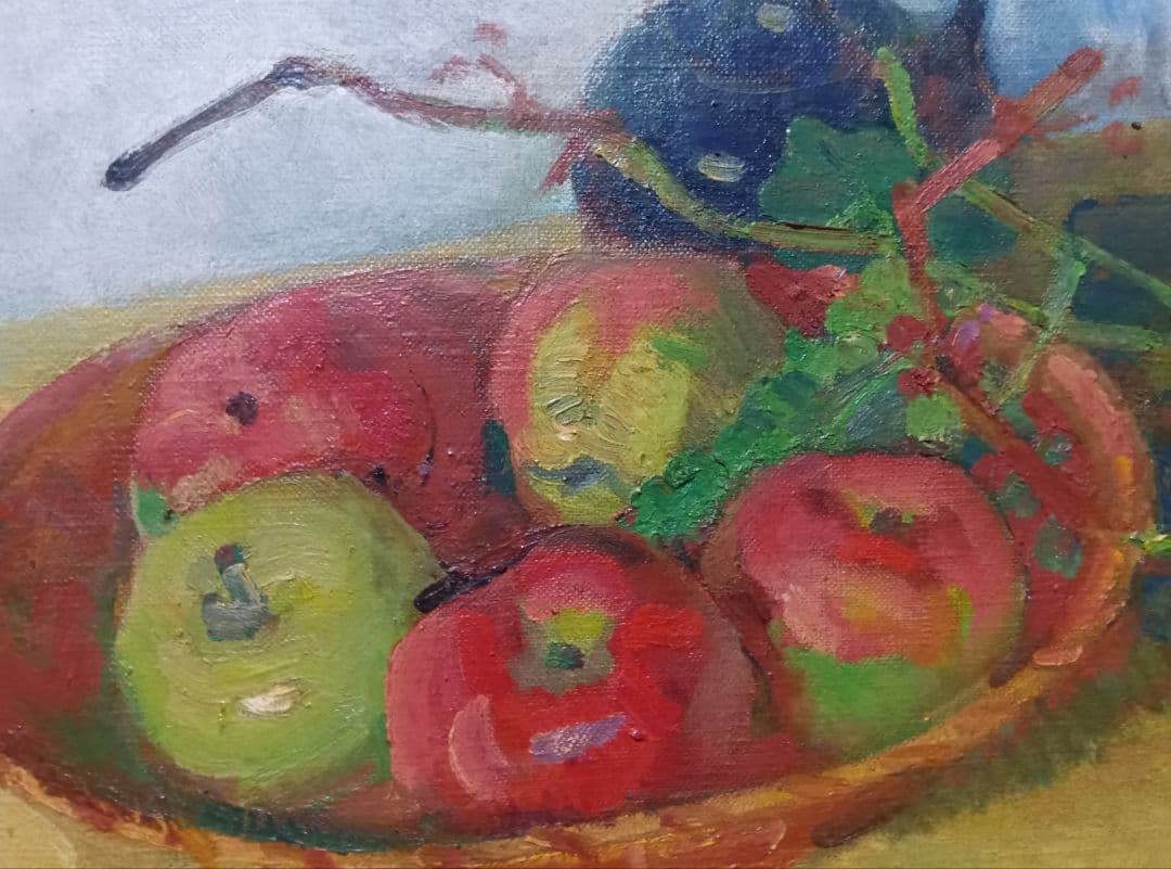 F4号油彩です写真11枚です見事な秀作です