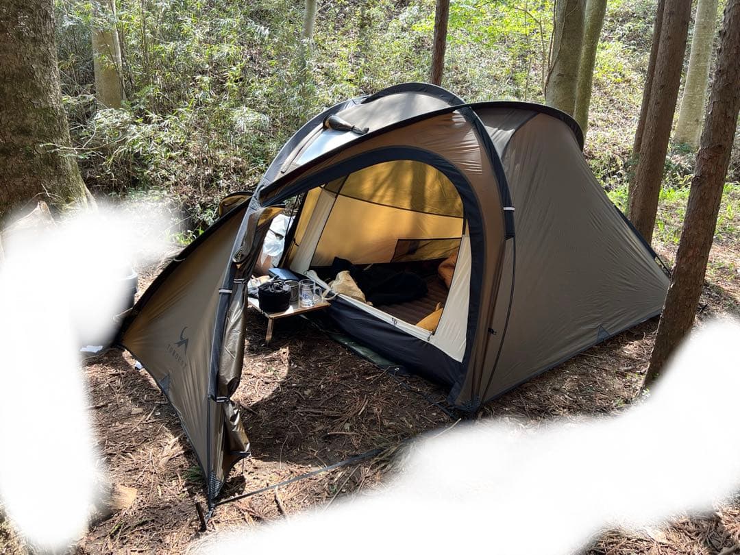 TOMOUNT ソロテント ドームテント 軽量テント 2ルームテント 登山