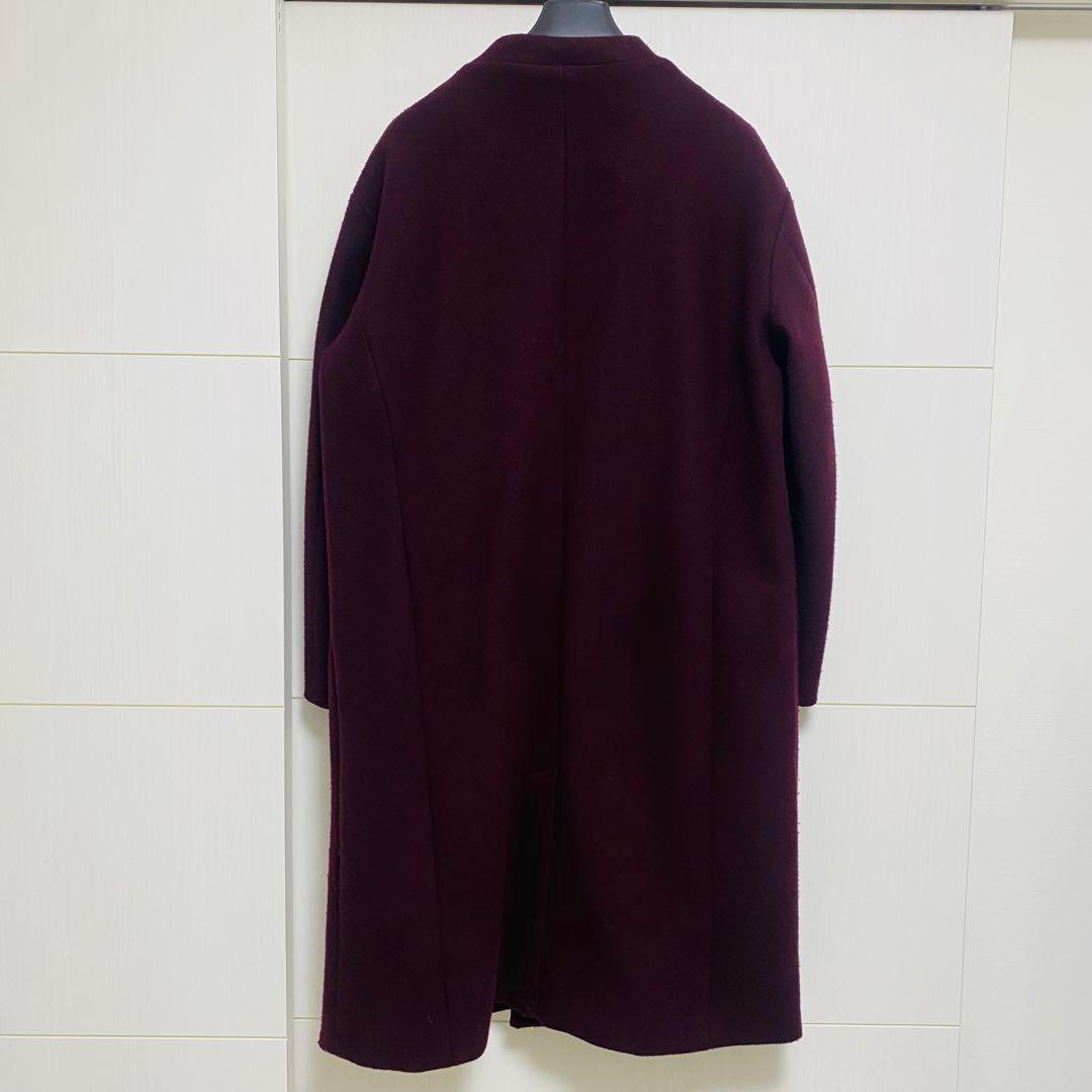 【美品】チェスターコート　オーバーサイズ　ビーバーメルトン　ロングコート