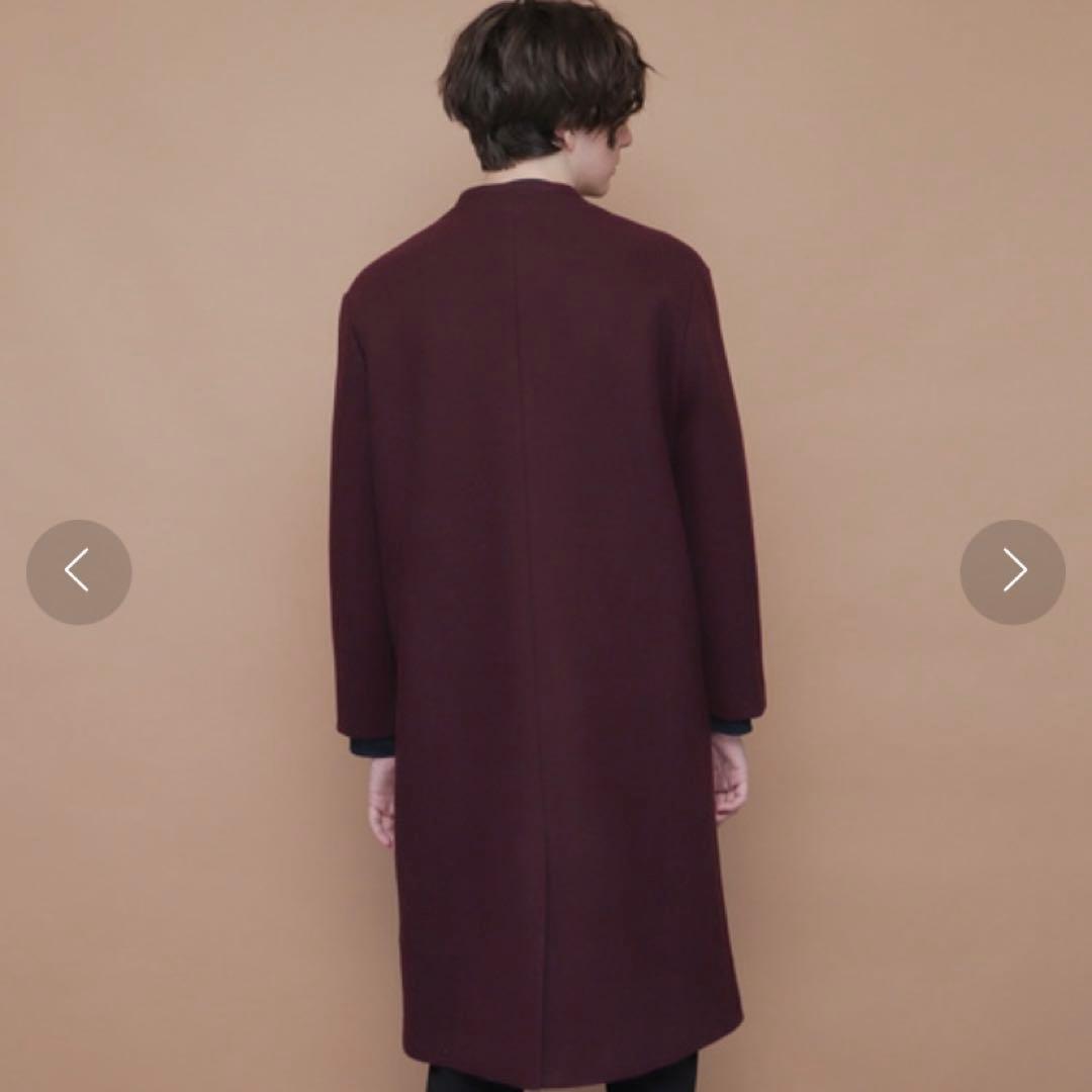 【美品】チェスターコート　オーバーサイズ　ビーバーメルトン　ロングコート