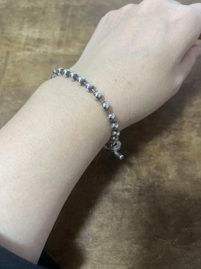 オールドグッチ　ボールチェーンブレスレット