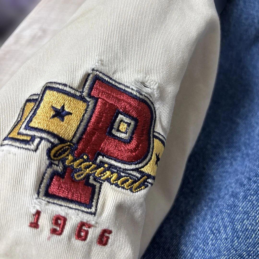 【サイズXXL 総刺繍】90s Disney くまのプーさん デニム スタジャン