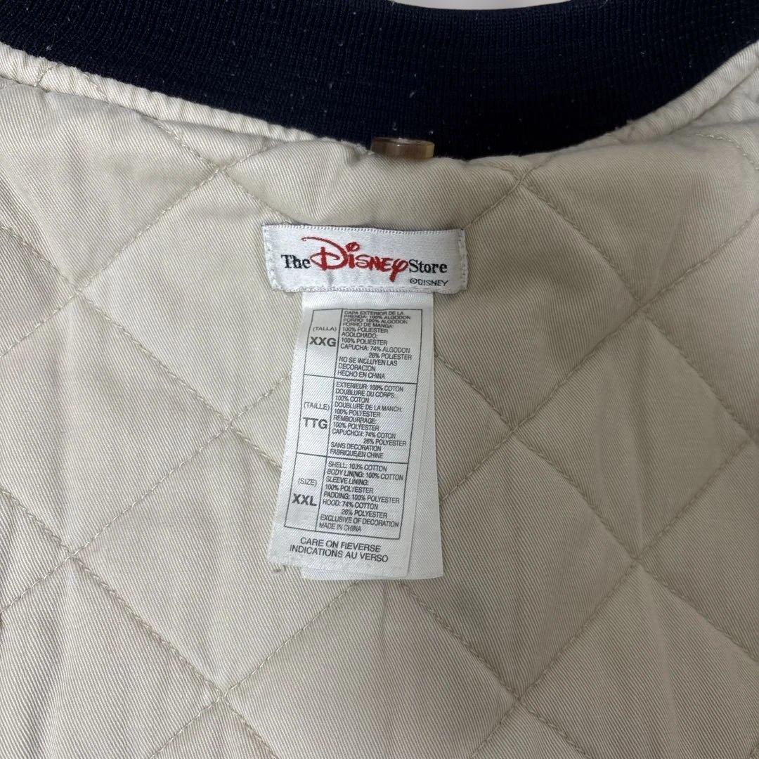 【サイズXXL 総刺繍】90s Disney くまのプーさん デニム スタジャン