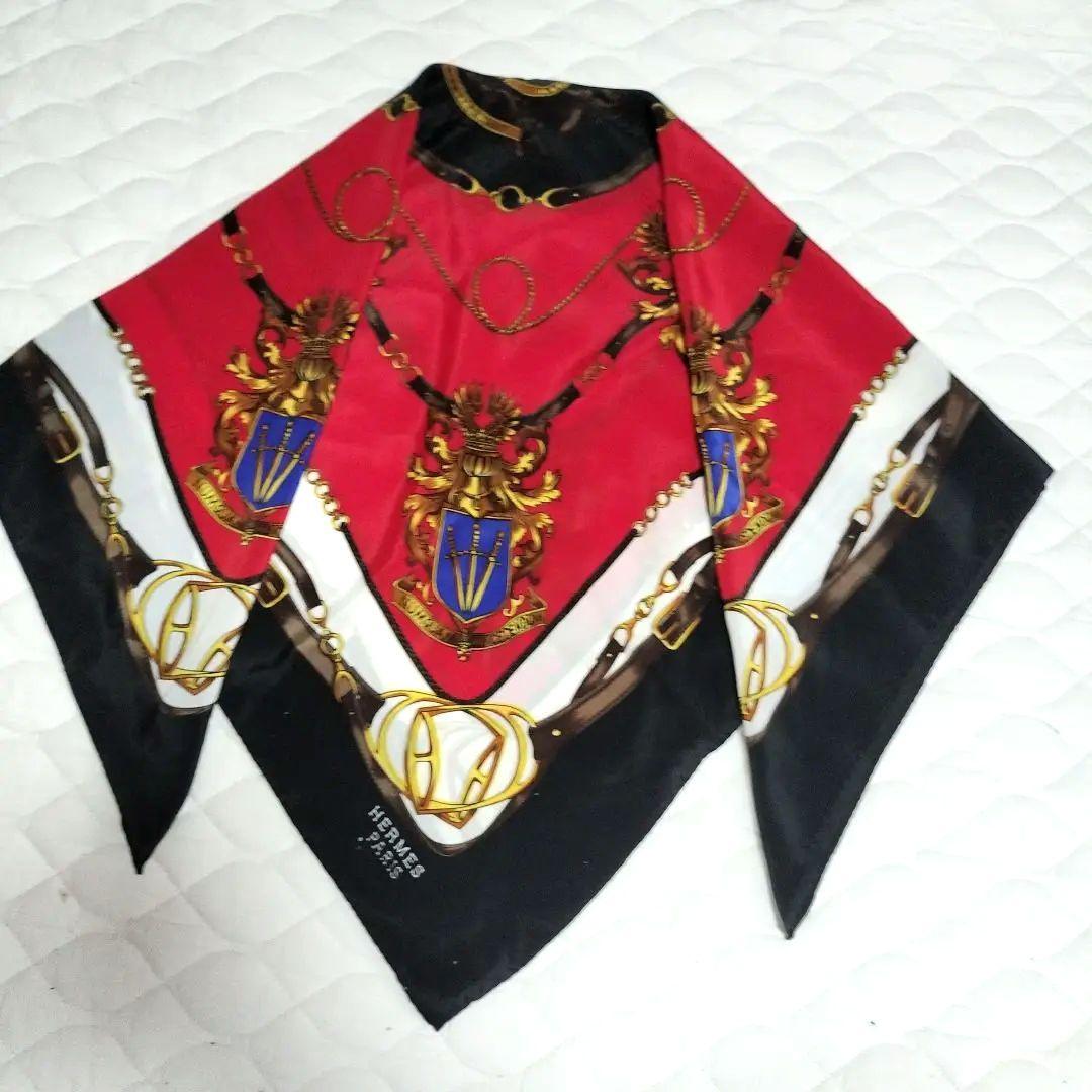 週末大幅値下げ】美品 エルメス 大判スカーフ（85cm×2）シルク100%
