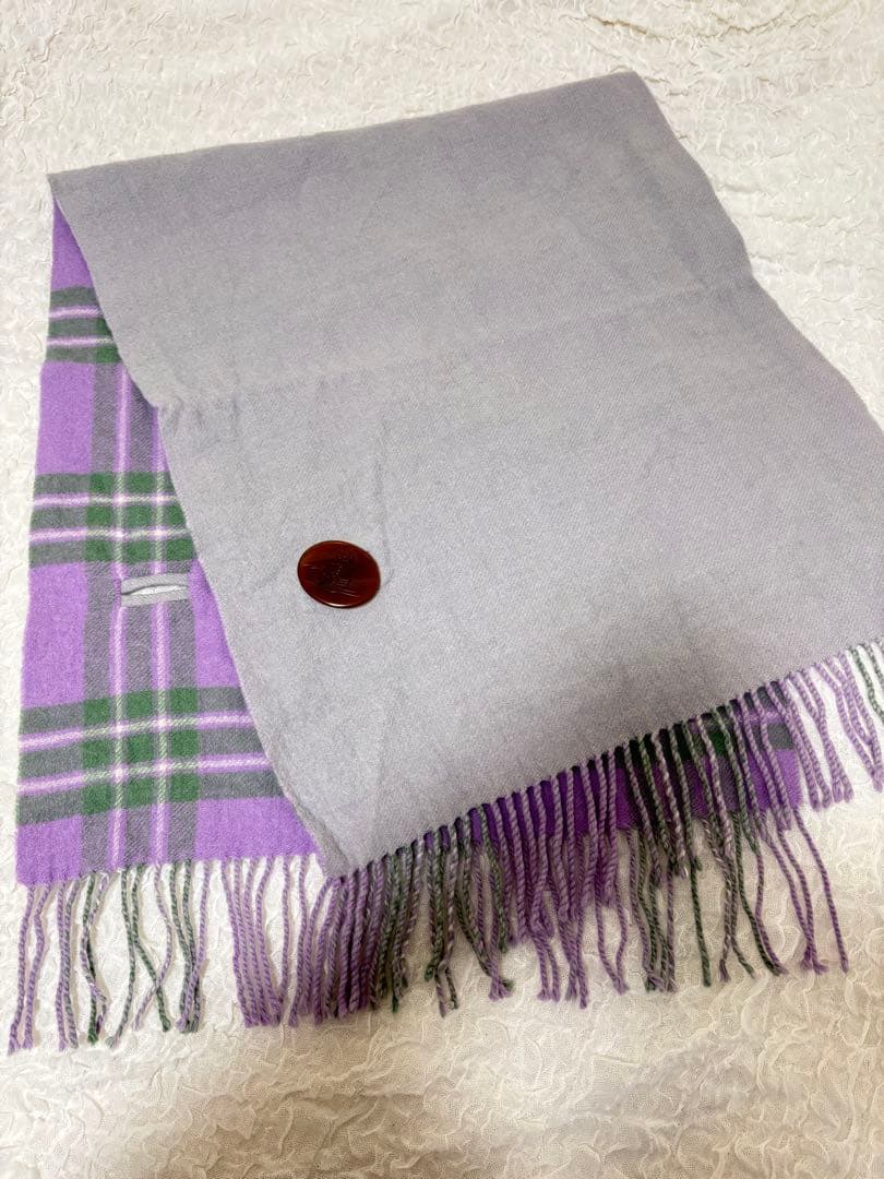 美品　ヴィヴィアンウエストウッド　ストール　マフラー　リバーシブル　チェック柄