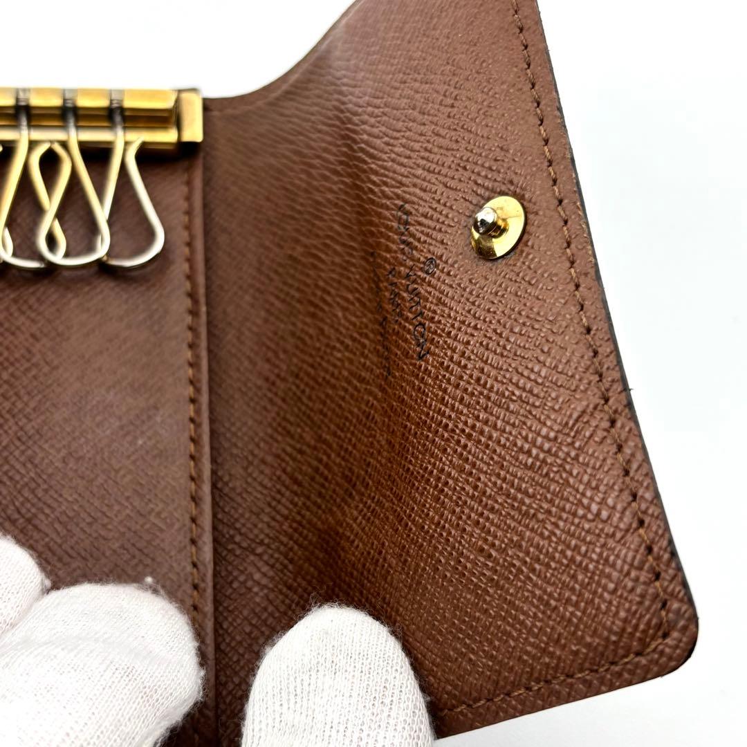 【美品】ルイヴィトン　モノグラム　ミュルティクレ6 キーケース　ブラウン