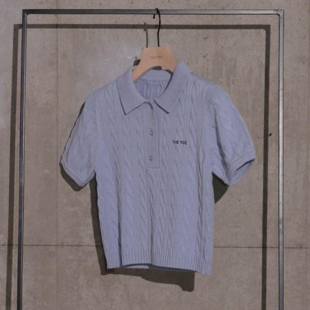THE TOE】Herald Short Sleeve Polo Knit - メルカリ