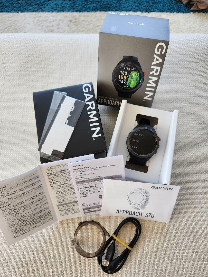 GARMINガーミン Approach S70 47mm Black