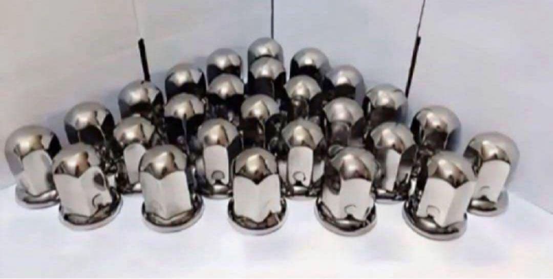 ナットキャップ33mm★ステンレス製上品な鏡磨き★ISO規格33mm各種★64個