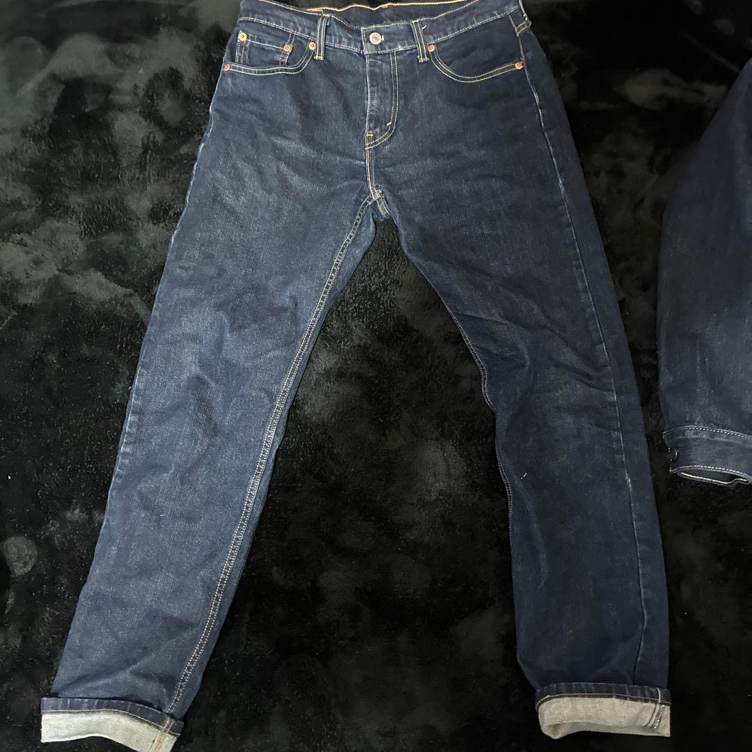 濃紺　デニムジャケット　ジージャン　リーバイス 502 W30 L32