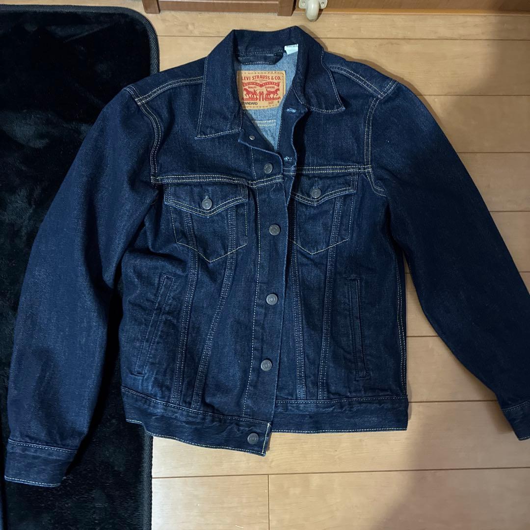 濃紺　デニムジャケット　ジージャン　リーバイス 502 W30 L32