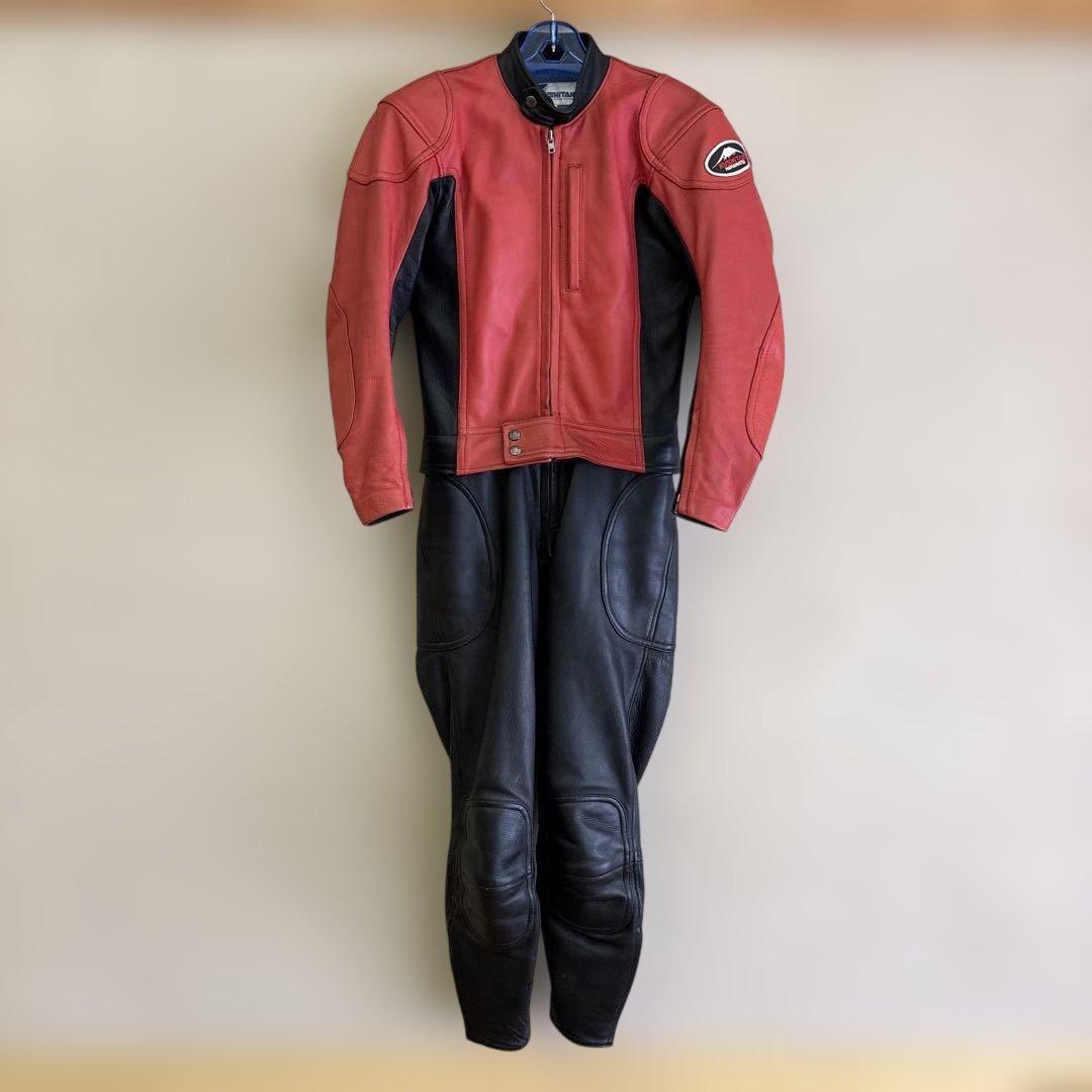 クシタニ 赤黒 セパレート本革ツナギ - メルカリ