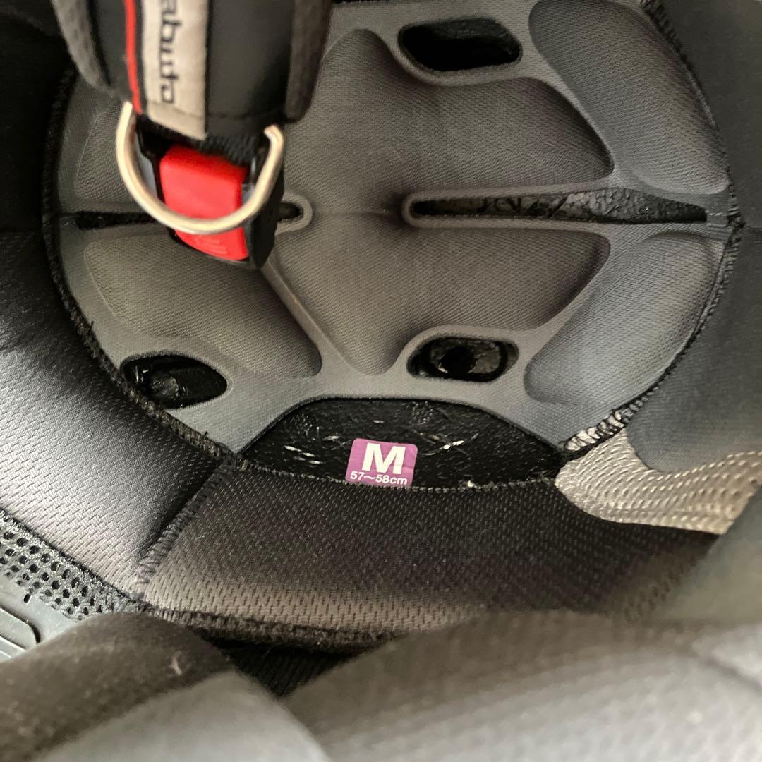 Kabuto ジェットヘルメット 赤/銀