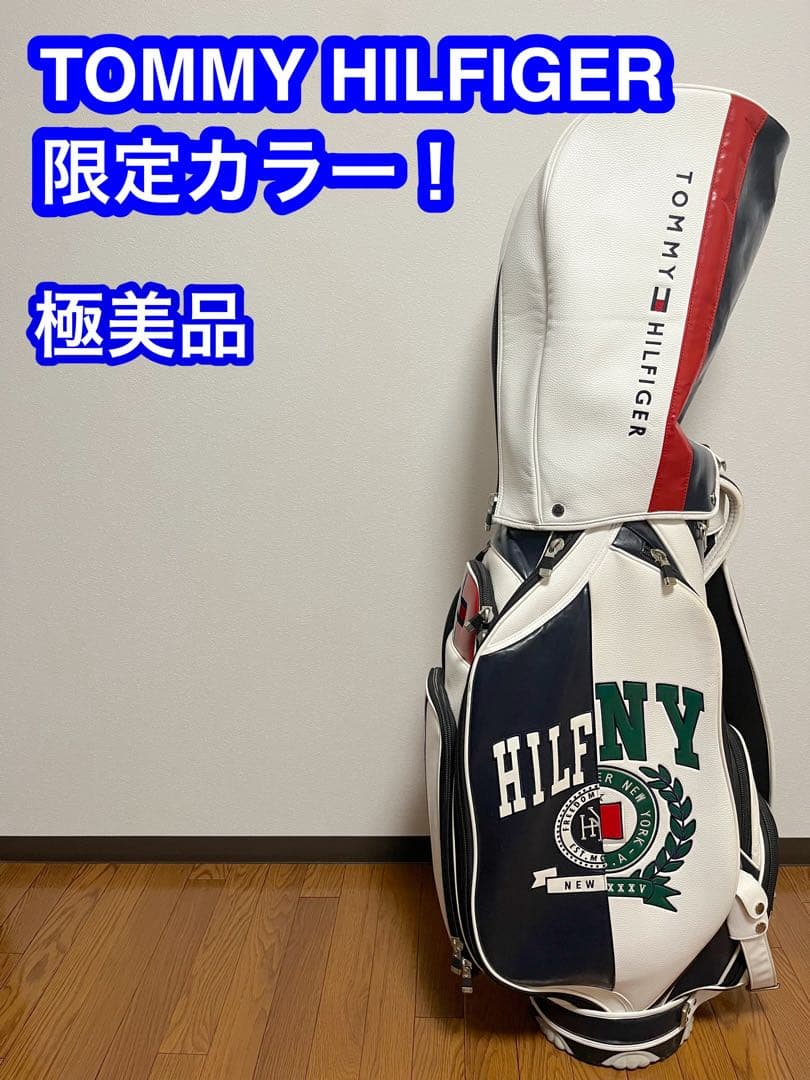 トミー ヒルフィガー ゴルフ カート式 キャディバッグ 6分割