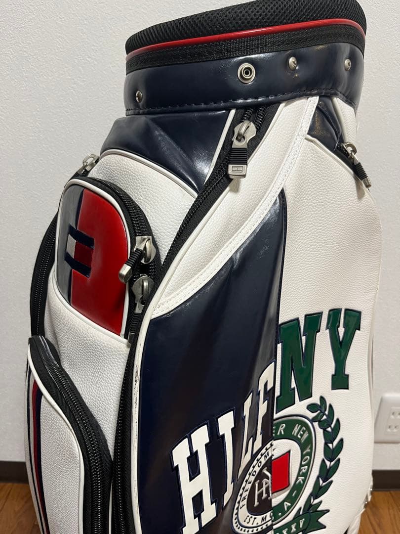 トミー ヒルフィガー ゴルフ カート式 キャディバッグ 6分割
