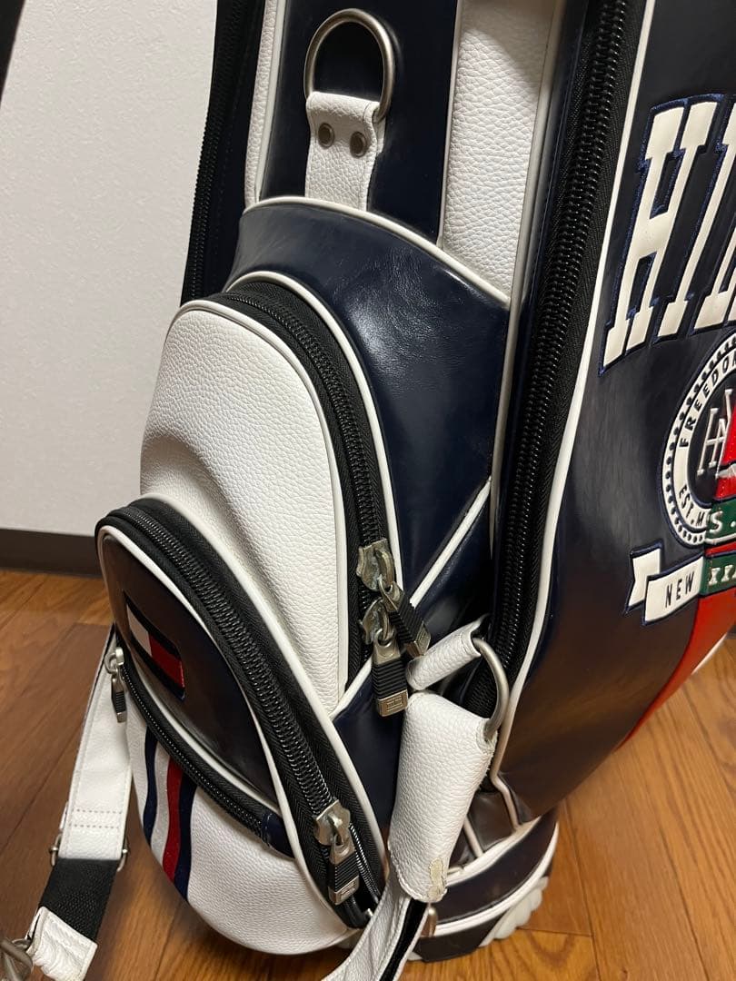 トミー ヒルフィガー ゴルフ カート式 キャディバッグ 6分割