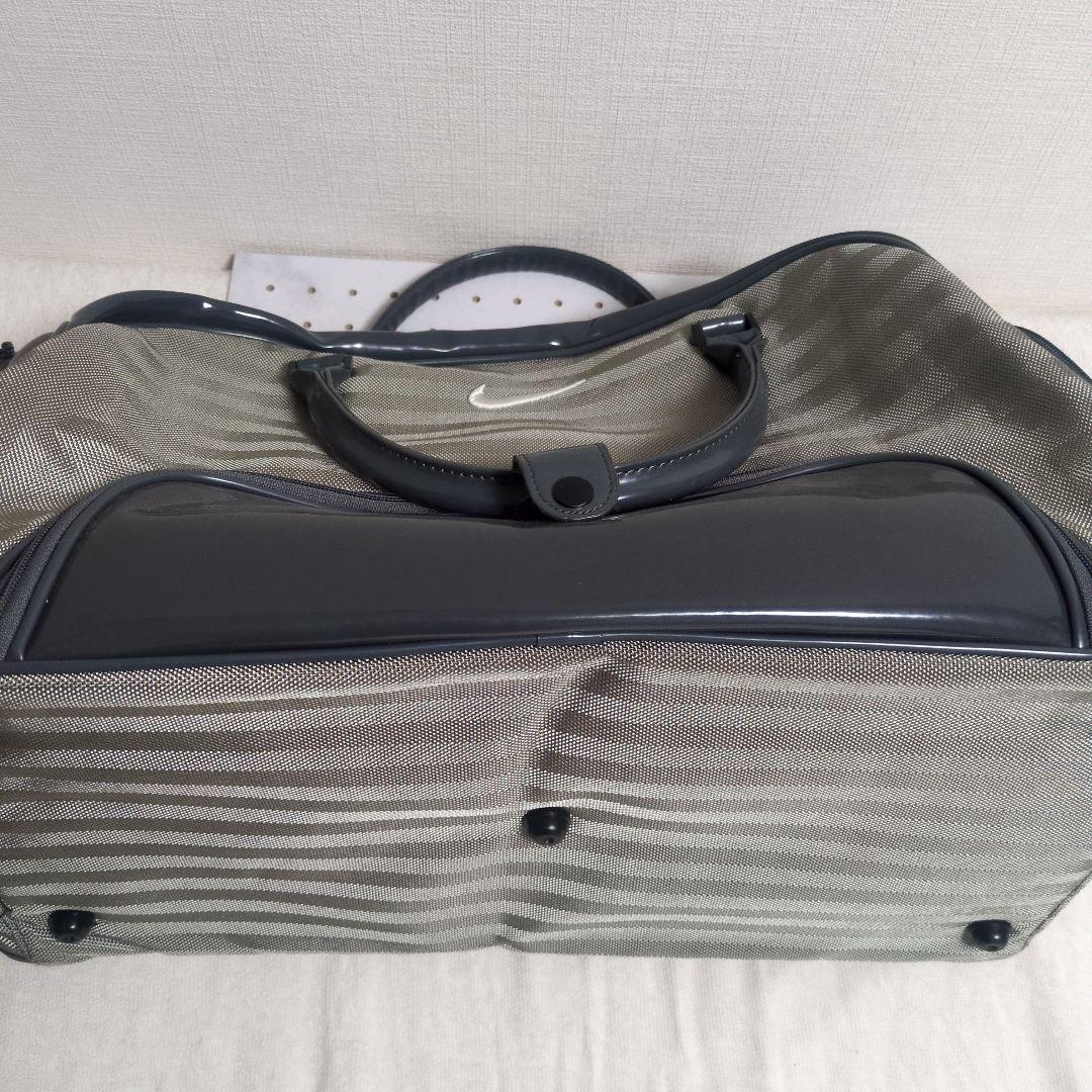 NIKE ゴルフ ボストンバッグ エナメル グレー