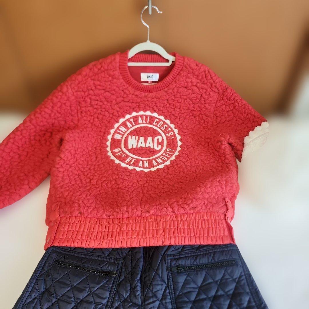 WAAC ボアニット セーター レッド サイズ2