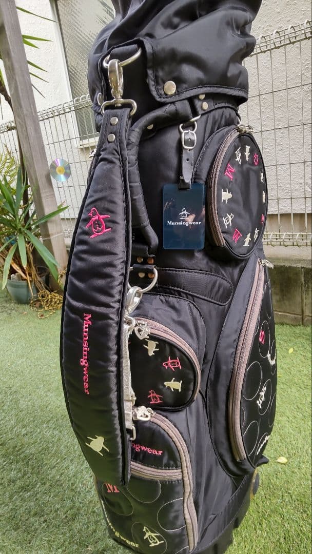 マンシング☆キャスター付きキャディーバック☆