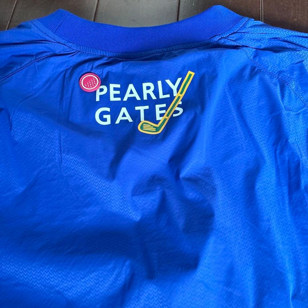 パーリーゲイツ20gナイロンストレッチ✕Nyストレッチ青色ツイン