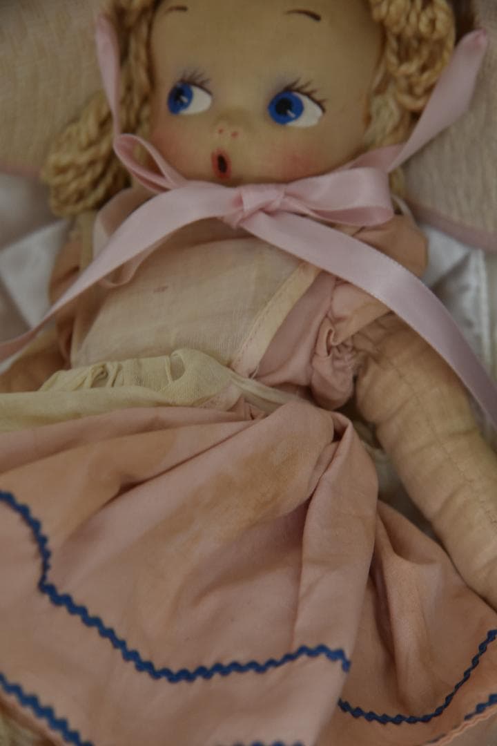 【デリカ】フランス アンティーク ドール クロスドール アンティークドール