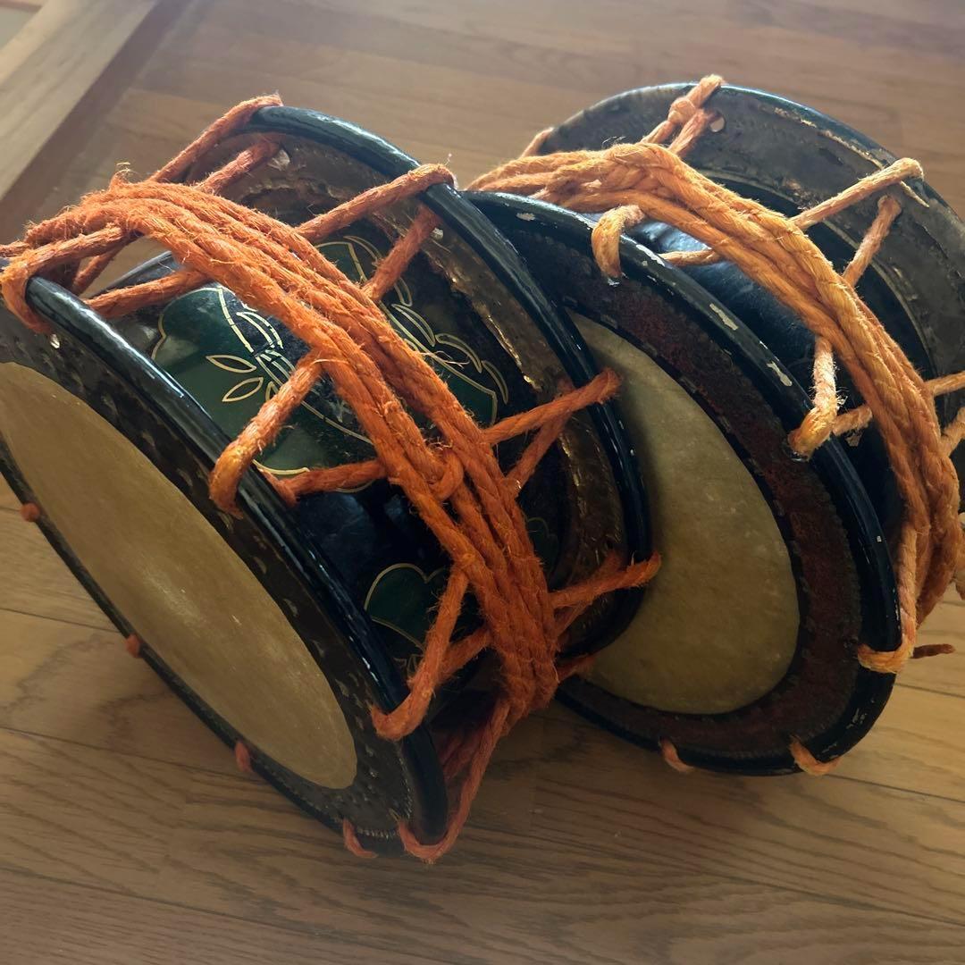 和太鼓 締め太鼓2個セット和楽器能楽