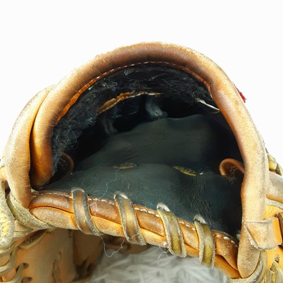 美品◎久保田スラッガー Aggressive 少年硬式内野用グローブ ブラウン