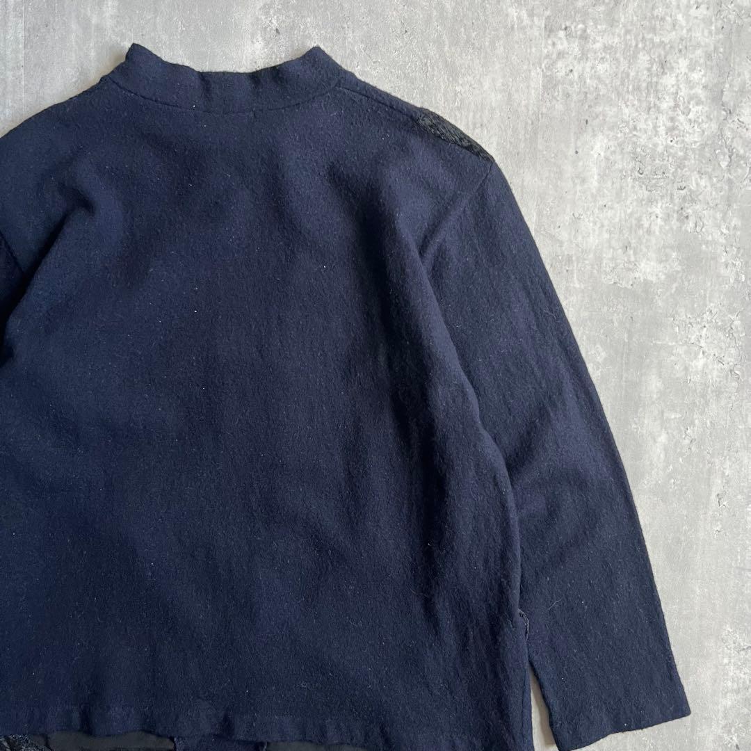 ローブ・ド・シャンブル・コムデギャルソン　91年　パッチワークデザインセーター