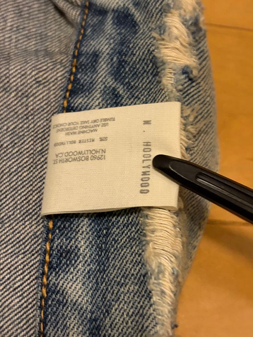New Manual×N.HOOLYWOOD T-BACK デニムジャケット