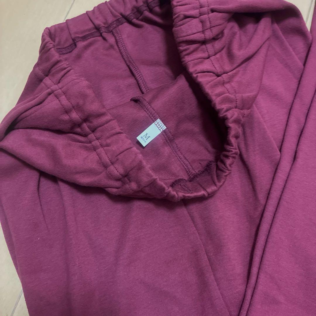 新品！ワコール 睡眠科学 パジャマ Ｍサイズ 天綿　長袖　あずき色　あったか素材