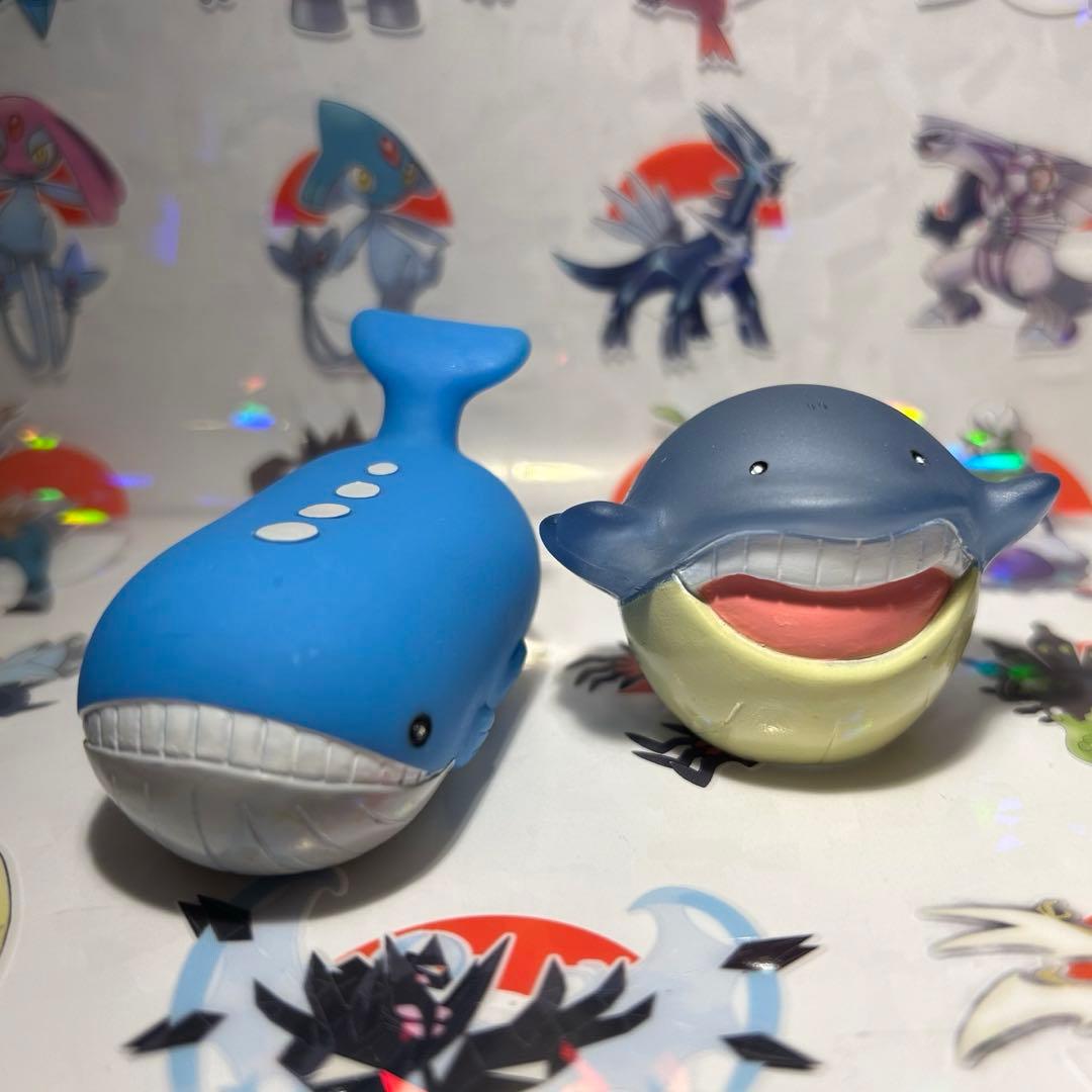 ポケモンキッズ（ホエルコ（クリアver）ホエルオー）指人形No.289