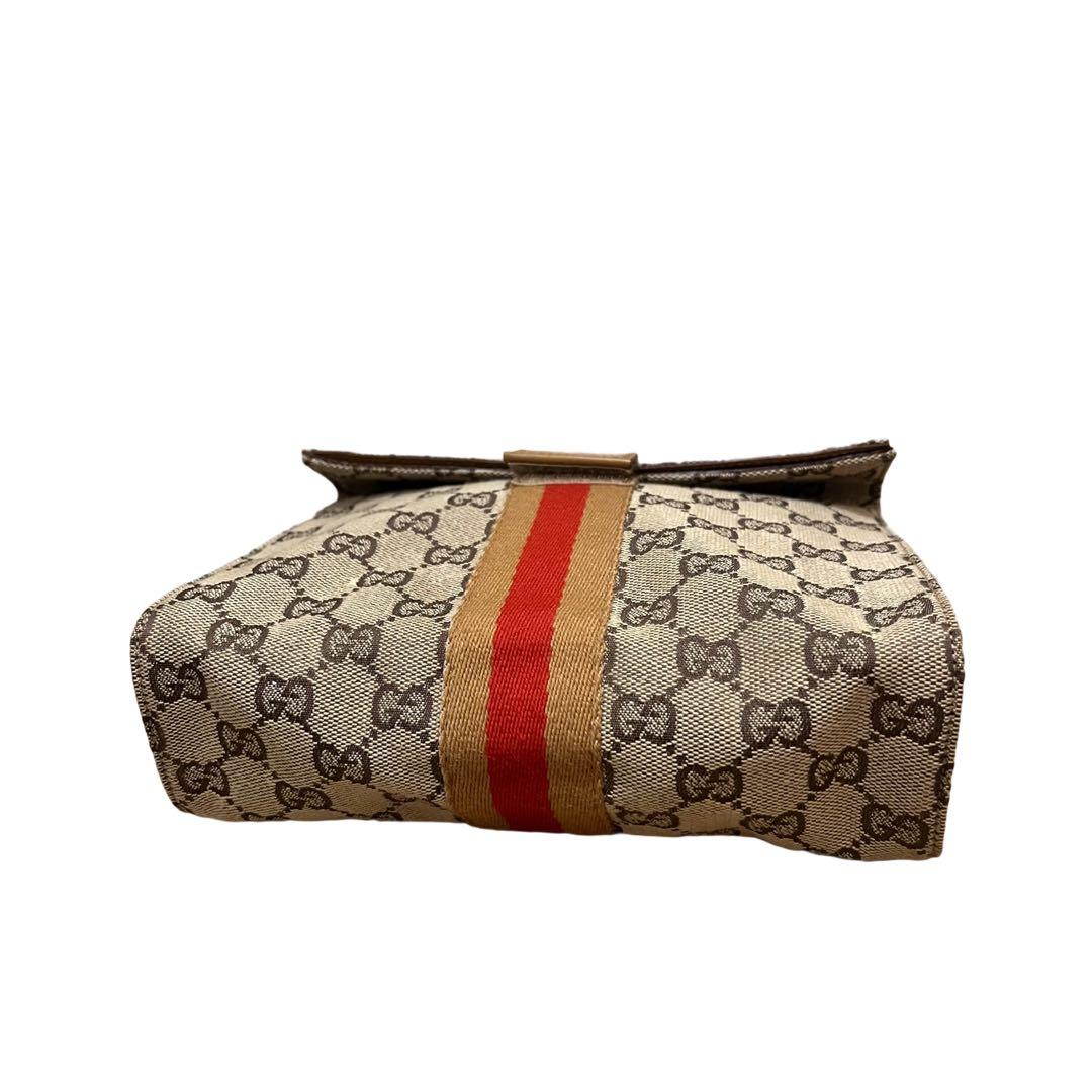 GUCCI グッチ 039 0992 ポーチ GGキャンバス シェリーライン