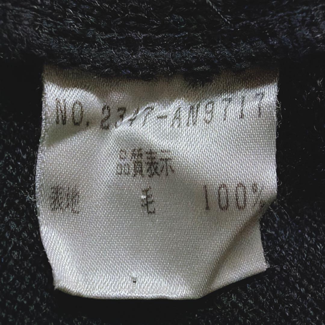 フォクシーブティック ウール ビーズ装飾 ニットワンピース グレー 40