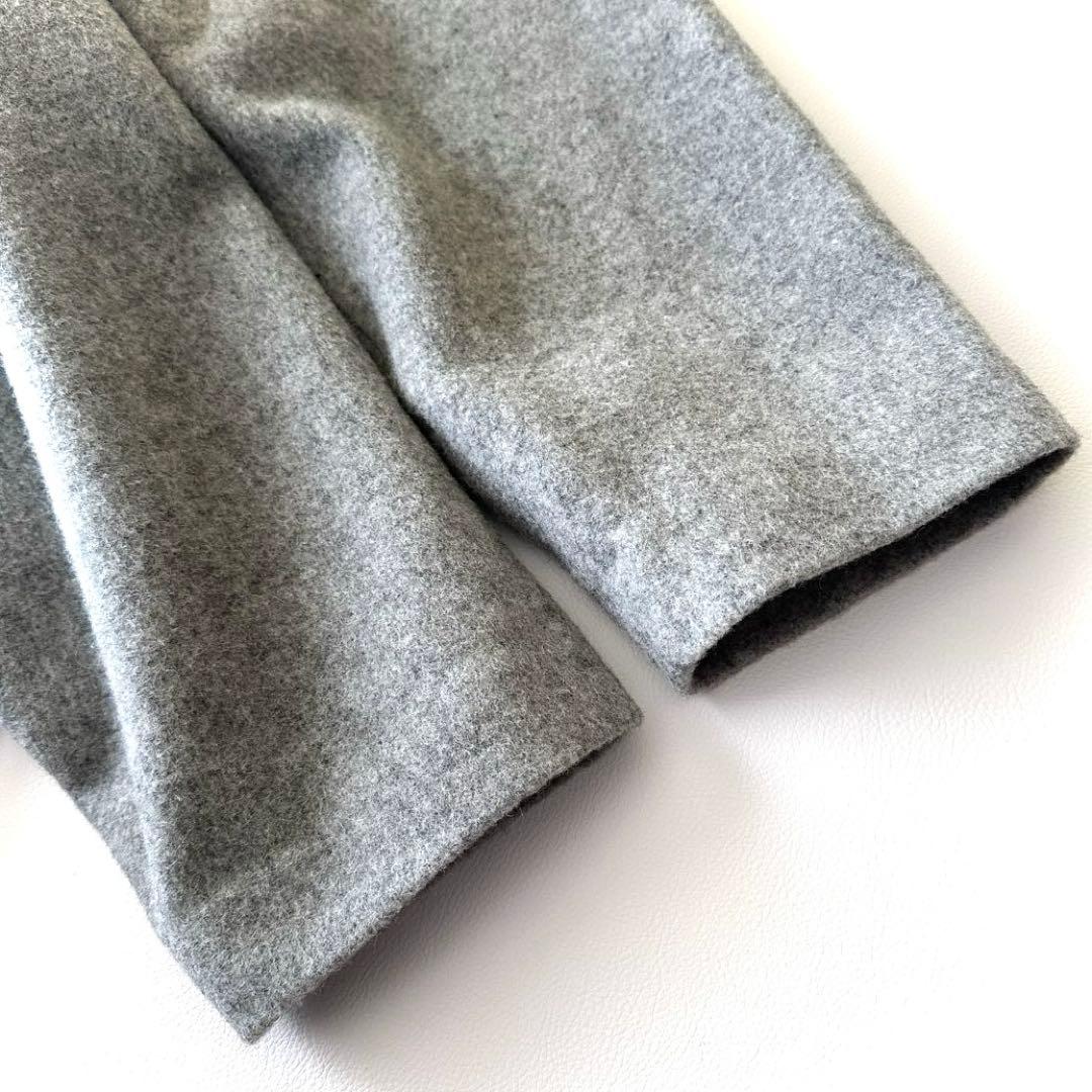 美品 ミズイロインド LEE別注 スタンドカラーウールコート 日本製 24AW