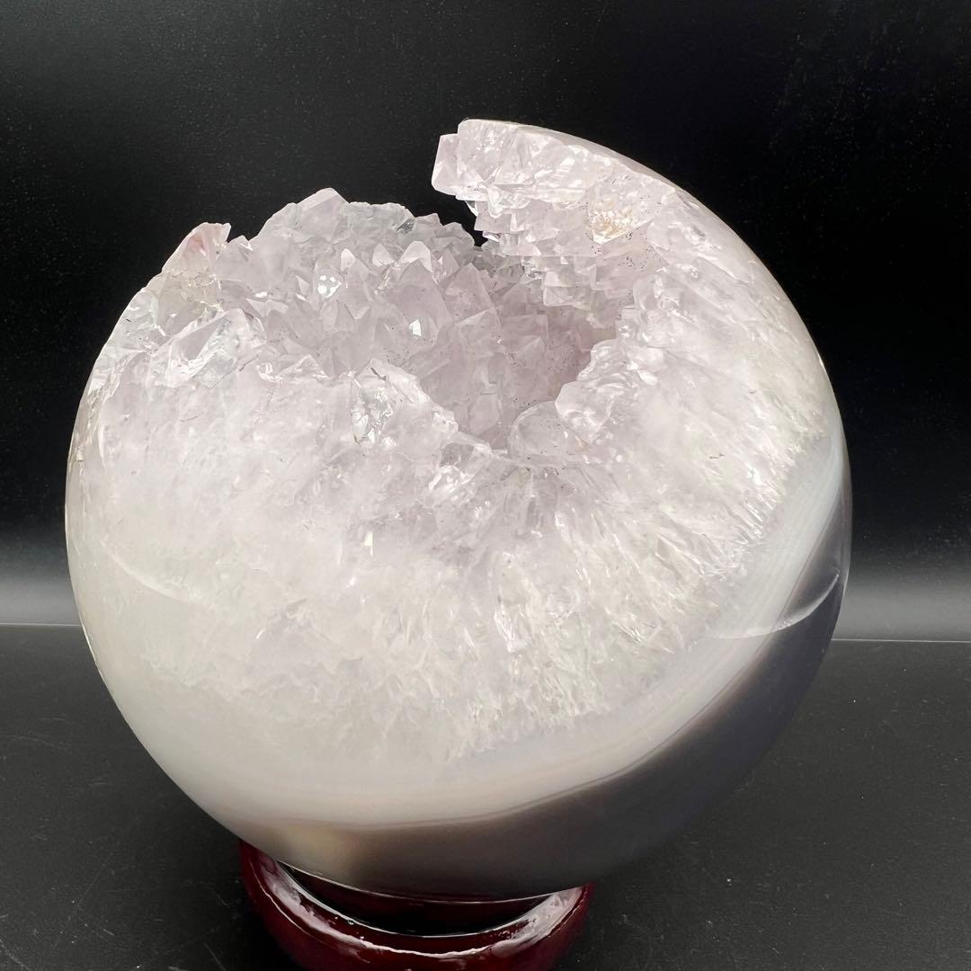 ✳️珍品☆希少価値ある極上品☆3.12kg‼️☆究極美麗 笑口☆ホワイト アメジスト