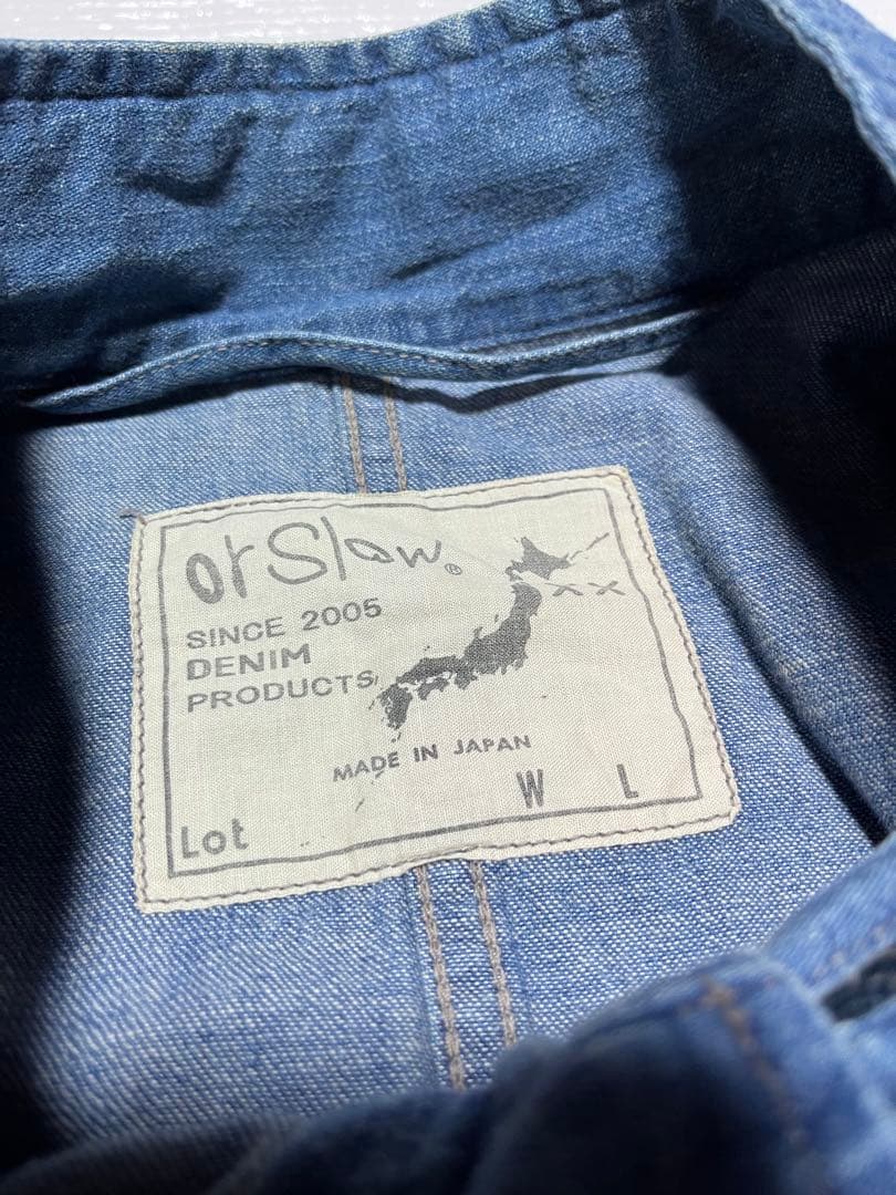 【完売】オアスロウ orslow デニム モッズコート フィッシュテールコート