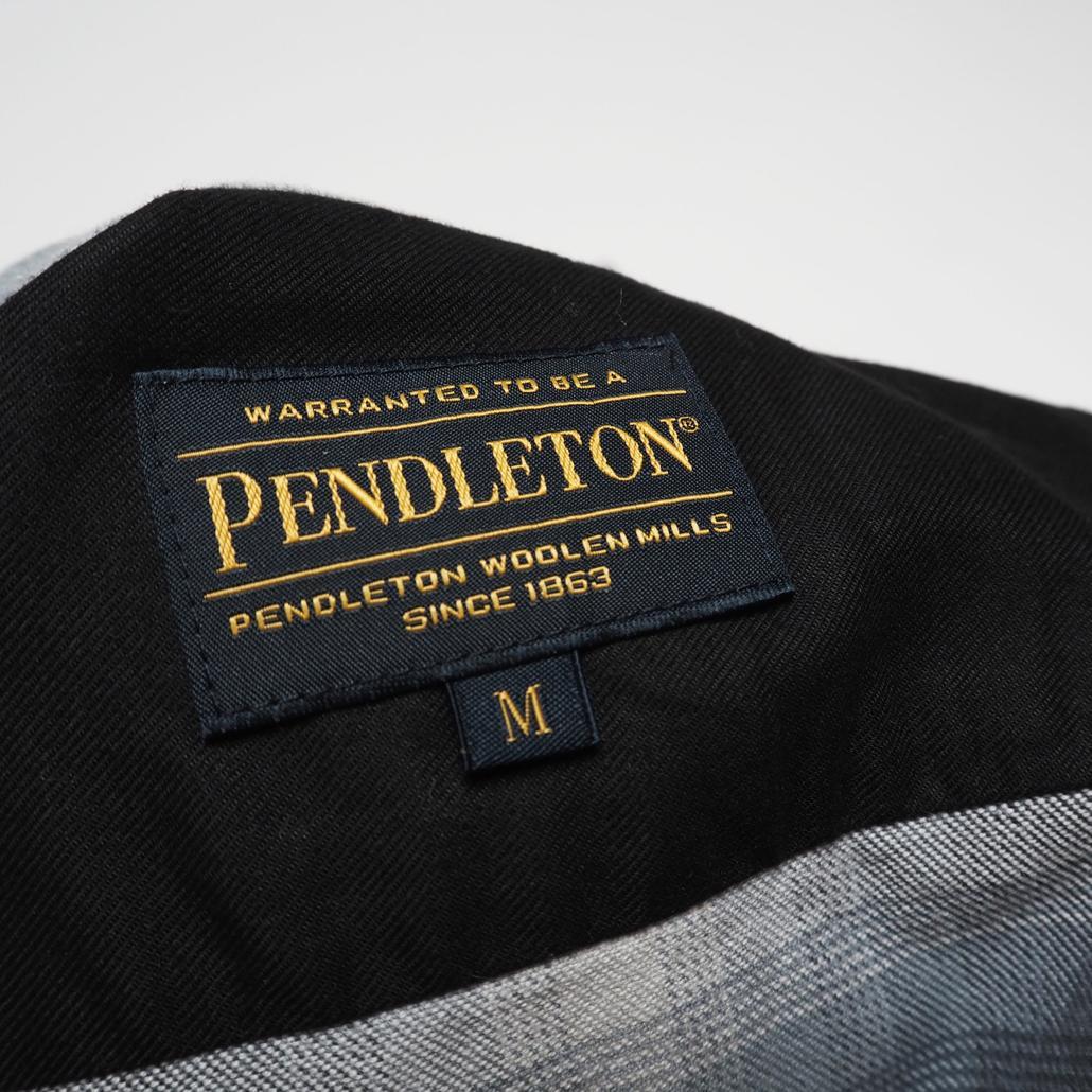 美品 PENDLETON 23AW オンブレ オープンカラーボードシャツ 好配色
