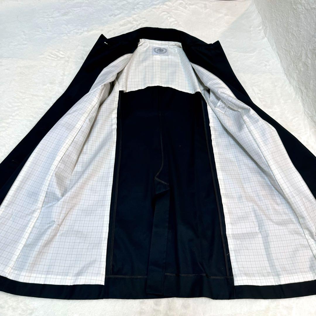 美品✨ジェイプレス　ステンカラーコート　トレンチコート　ネイビー　メンズ　L