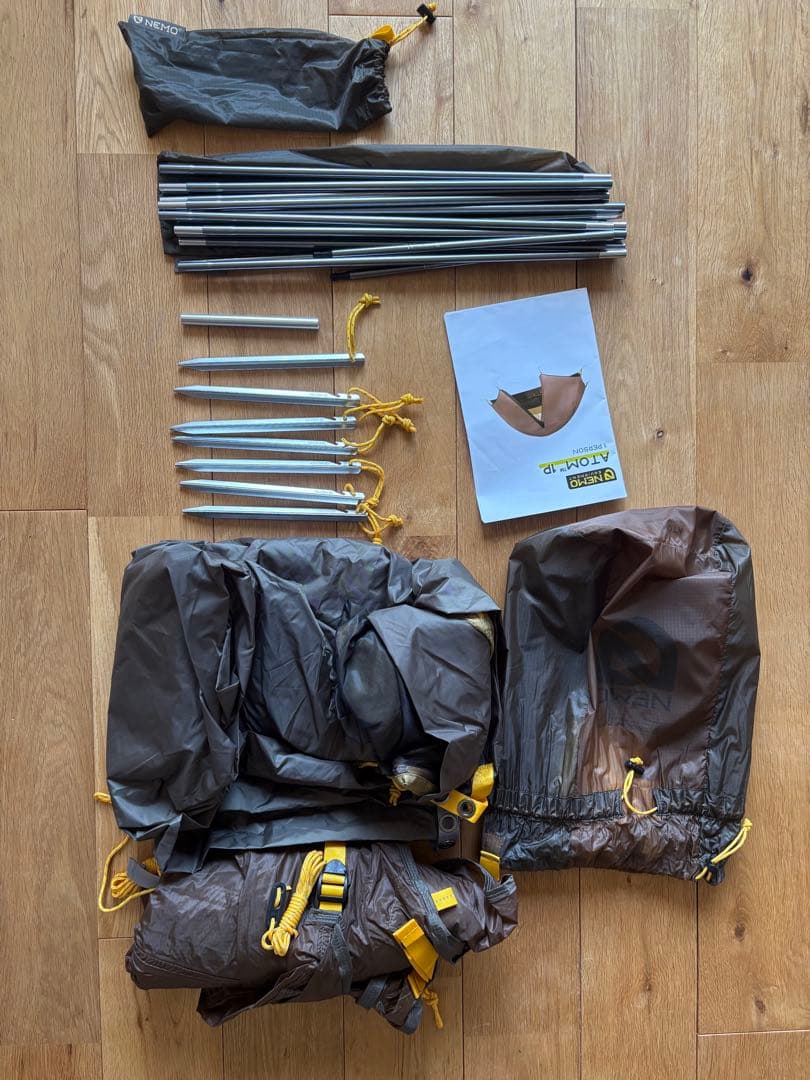 新品　NEMO ニーモ アトム 1P NM-ATM-1P キャニオン　ブラウン