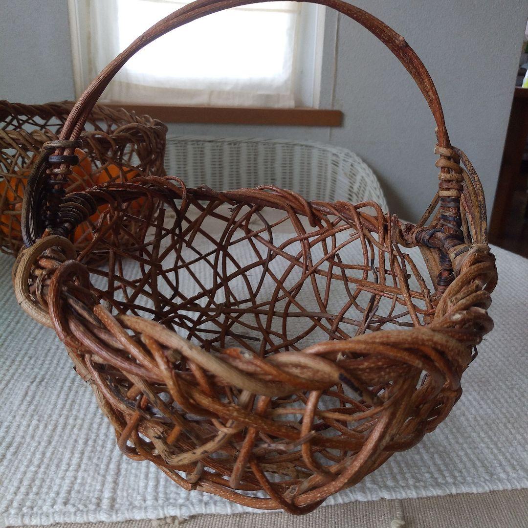 R2049様あけびの手かご(ゴッツアイ止め)他で４点