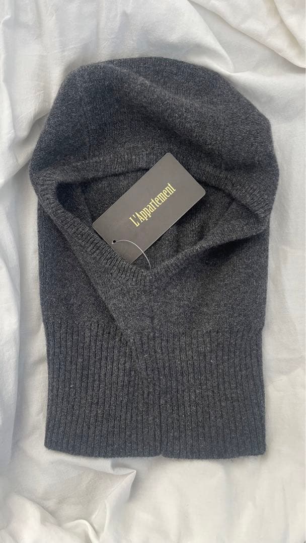 〈本日のみsale〉L'APPARTEMENT カシミヤ　バラクラバ