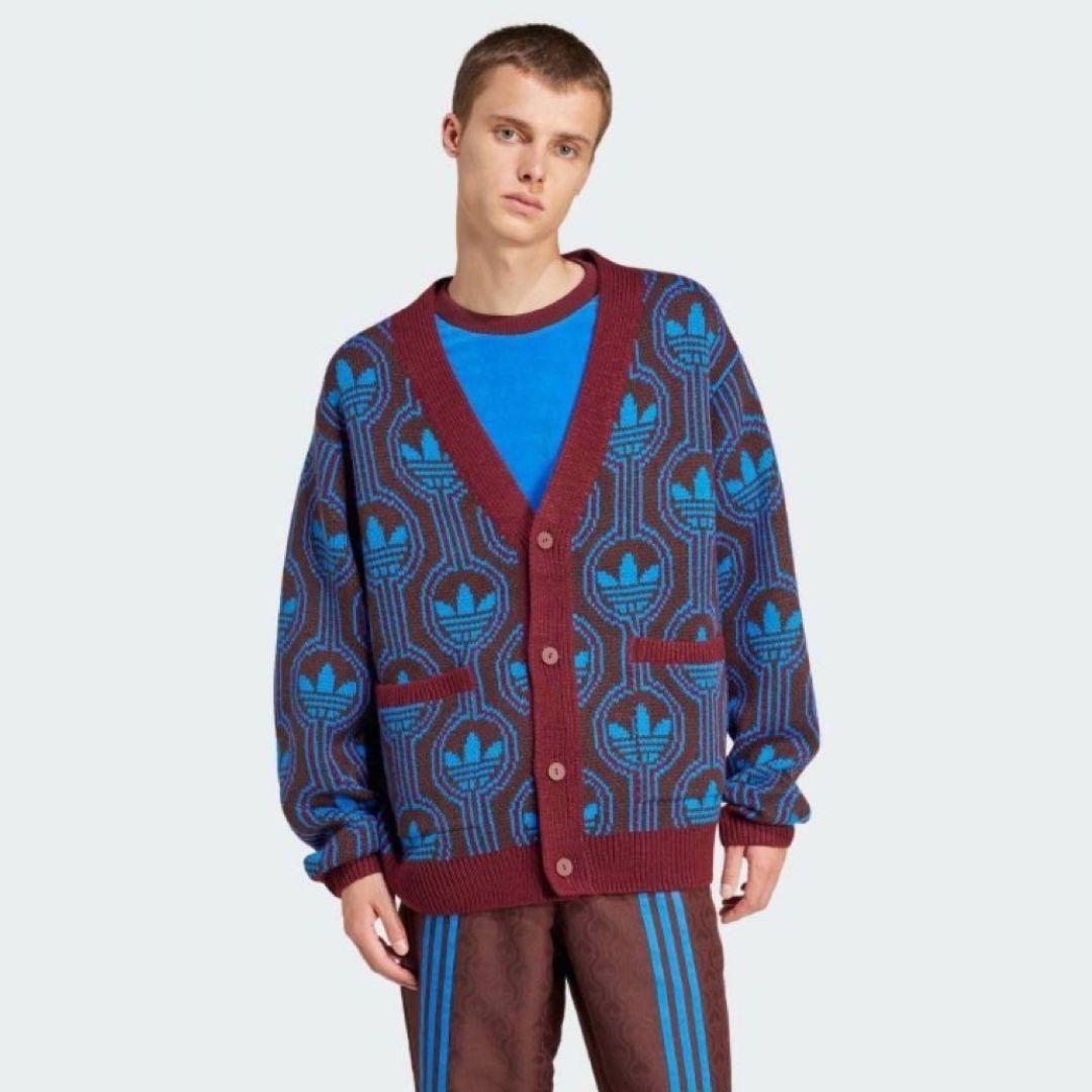 adidas アディダス トレフォイルロゴ カーディガン京本大我さん着用