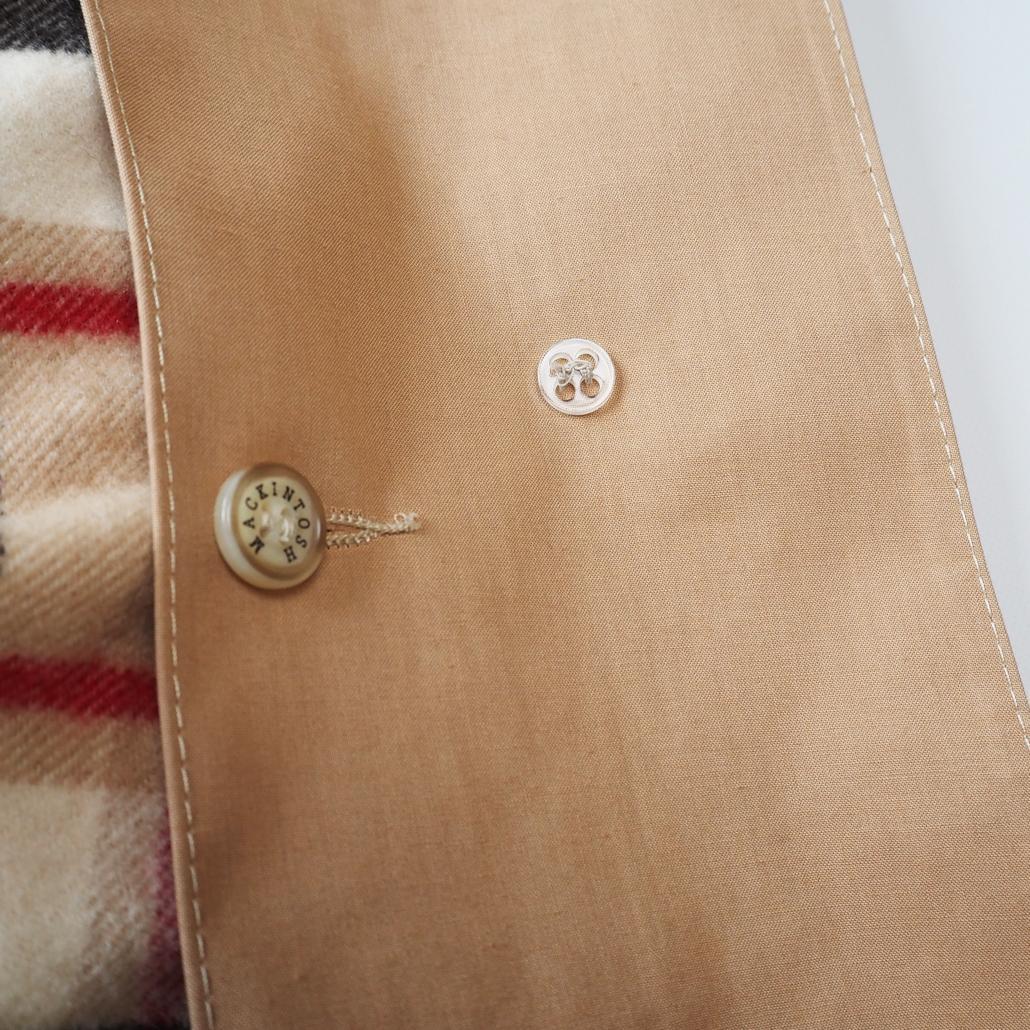 MACKINTOSH LONDON スコットランド製ライナー付きゴム引きコート